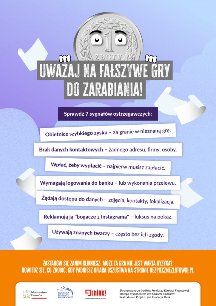 Uważaj na fałszywe gry do zarabiania